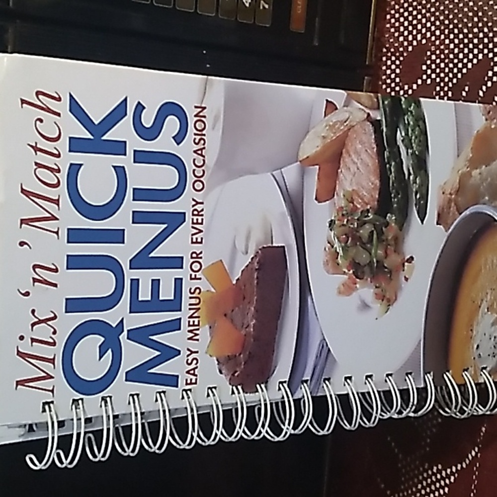 Mix ń Match Quick Menus- Easy Menus For Every Occasion 2001, 380 Coloured Pages!